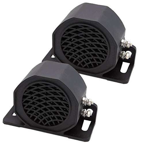 LIYYOO 2 Packs Car Waterproof Heavy Back-up Alarm with Super Loud Beeper Tone,102dB 12V-48V,Universal Industrial Replacement Heavy-Duty Back-up Alarm, for Truck Van Freight Car Lorry Heavy Vehicles 1