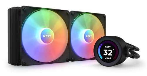 Water Cooler NZXT Kraken Elite 280 RGB - 280mm w/Display, RGB Controller & RGB Fans Black 1