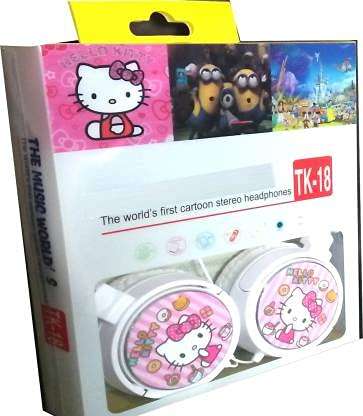 VARNA Cartoon Character Headphone, Stereo Foldable Wired Headset for iPhone iPad iPod Android Cell Phones Laptop Tablet PC Computer 1