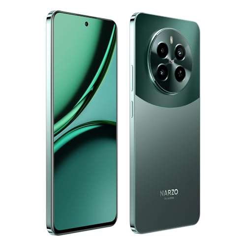 realme NARZO 70 Pro 5G (Glass Green, 8GB RAM,256GB Storage) Dimensity 7050 5G Chipset | Horizon Glass Design | Segment 1st Flagship Sony IMX890 OIS Camera 3