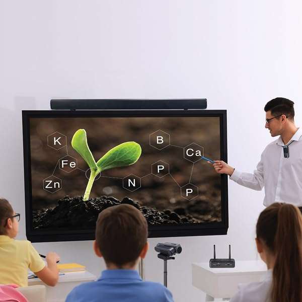 AVerMedia GS-68C Soundbar with Built-in Subwoofer with Bluetooth/Optical/AUX Connections, IFP Audio Support for Hybrid Classes, Meetings and Flexible Spaces 3