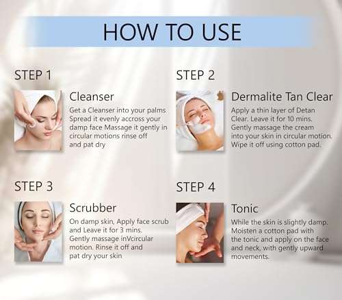 Olifair Skin Whitening Beauty Series -Facial Kit,Cleanse Skin Impurities (Pack of 1) 5