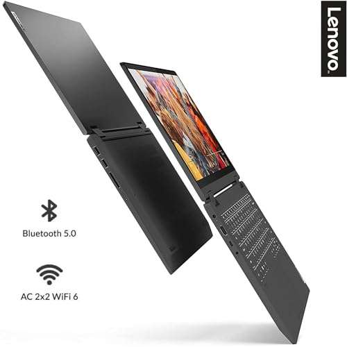 Lenovo Flex 5 2-in-1 Laptop, 14 Inch 2.2K IPS Touchscreen Display, AMD Ryzen 7 5700U, Backlit Keyboard, Fingerprint Reader, Long Battery Life, Win 11 Pro, w/WOWPC Bundle (16GB RAM | 1TB PCIe SSD) 6