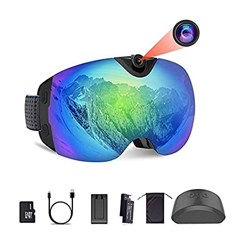 OhO 4K Smart Ski Goggles, WiFi Camera Snowboard Goggles with UV Protection, Anti Fog （Men/Women） 6
