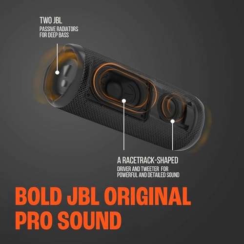 JBL Flip 6 (Gray) + Bundle with divvi! Protective Hardshell Case 3