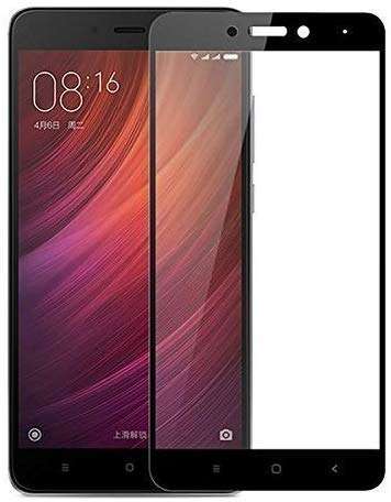 JGD PRODUCTS 11D Tempered Glass with Curved Edges and 9H Hardness Full Glue Edge to Edge Screen Protection for Redmi Note 4 3