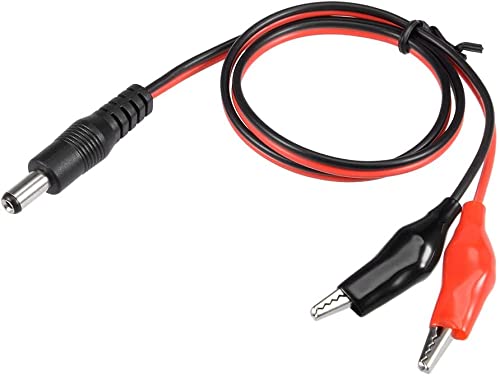XYWHPGV 2.1mmx5.5 mm 12V DC Male Jack to Alligator Clip Power Cable Connectors 54cm for CCTV Security Camera Lighting(94a62 723fa 0702e ad4ef 60630 da5cd