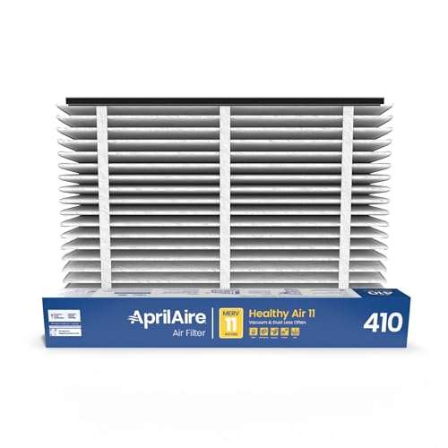 AprilAire 410 Replacement Filter for AprilAire Whole House Air Purifiers - MERV 11, Clean Air & Dust, 16x25x4 Air Filter (Pack of 4) 1