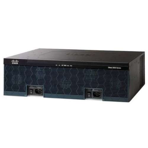 Cisco 3945 Integrated Services Router - 4 x PVDM, 4 x HWIC, 5 x Services Module, 2 x CompactFlash (CF) Card, 2 x SFP (Mini-GBIC) - 3 x 10/100/1000Base-T Network WAN - CISCO3945/K9 2