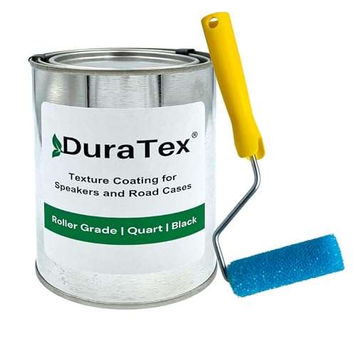 DuraTex® Speaker Cabinet Coating Roller Grade Kit | Texture Coating for Speaker Cabinets, Road Cases, Metal & Furniture | Roller Application | Water-Based Finish | Professional Speaker Cabinet 1
