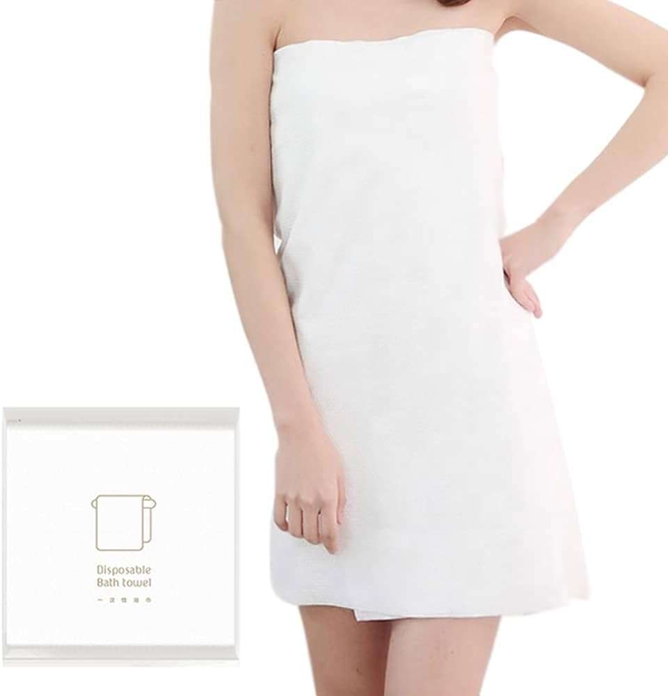 KUDIZE Disposable Non-Woven Water Absorbent, Bath, Face and Body Towel for Travel, Spa, Parlor, Massage, Makeup Removal, Beauty, Hair & Home Care (Size 25 * 50 Inches, Pack of 100) 4