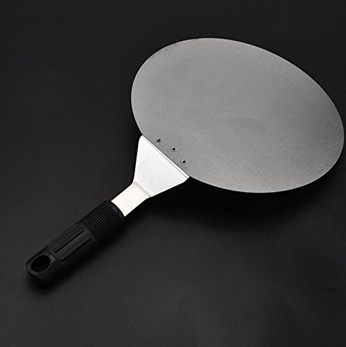 C&L Large 10" Pizza Peel Stainless Steel Lifter Transfer Cake Pie Tarts Pencake Bakery Spatula Server Tool 4