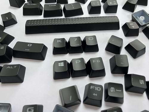 Suitable for Corsair Strafe RGB mk.2 K70 K68 K63 K65 K95 K90 Keyboard keycap, 104 Keys. Spare keycaps for Mechanical Gaming Keyboard 6