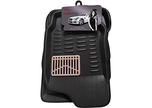 Generic - WV01RCA08834 goodway car mat 3D car Foot mat 3D car Floor mat (Black) for Maruti Wagon r VXI abs Petrol | Black 2