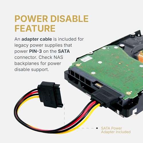 Western Digital WD Ultrastar 20TB Internal Hard Drive WD200EDGZ 3.5 Inch HDD SATA 6Gb/s 7200RPM 512MB Cache (Renewed) 2