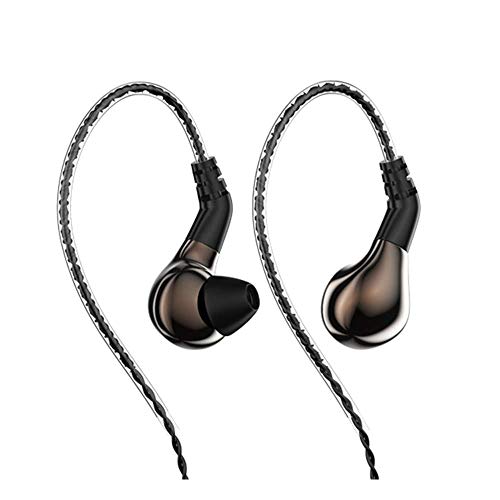Linsoul BLON BL03 in Ear Monitor, HiFi 10mm Carbon Diaphragm Dynamic Driver in-Ear Earphone IEM with 0.78mm 2pin Detachable Cable (with Mic, Silver) 1
