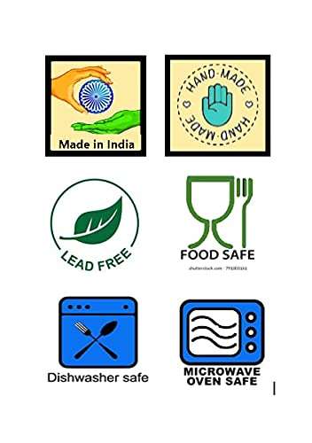 Caffeine Ceramic Handmade Slate Grey & Brown Studio Tea Cups (Set of 2 pcs) 5