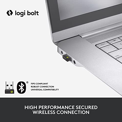 Logitech MX Keys Wireless Illuminated Keyboard for Business, Quiet Perfect-Stroke Keys, Logi Bolt Technology, Bluetooth, Rechargeable, Globally Certified, Windows/Mac/Chrome/Linux - Graphite 3