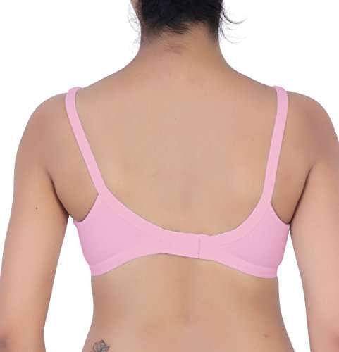 Fabme Women's cotton Full Cup Nursing Bra (Po3-BR0014_Pink_30B) 5