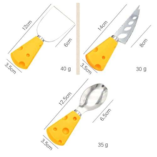 Cheese Knife, 7Pcs Mini Cheese Knife Set for Charcuterie Board, Cheeses Knives Cutter, Small Cheeses Fork Charcuterie Board Knives Set 4