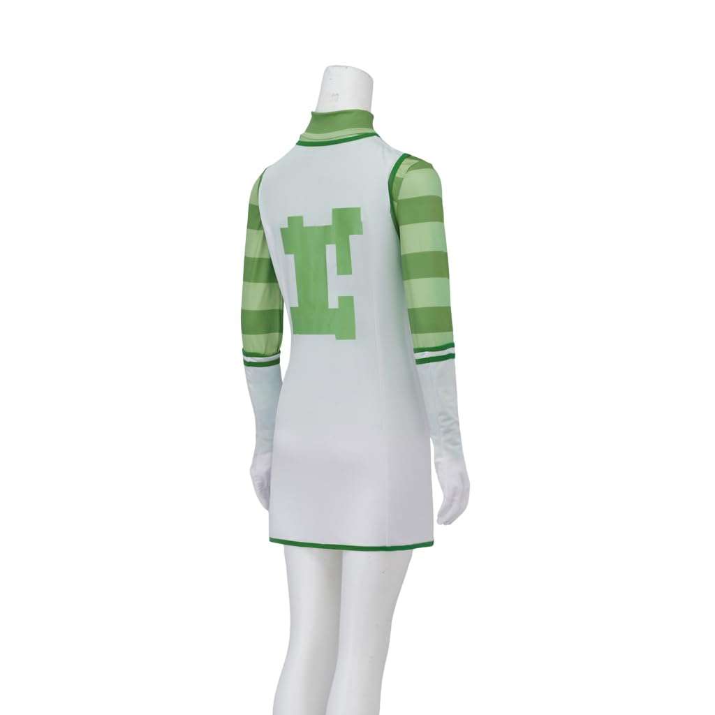 Willyacos Gum Jet Set Radio Cosplay Costume Dress Outfit Clothing with Gloves And Hat for Women Teen (L, Green) 6