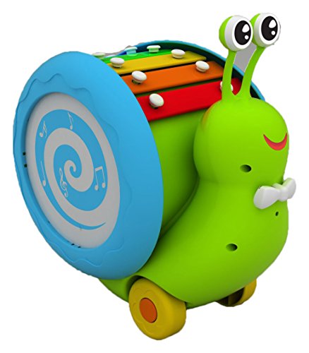 Giggles Funskool Plastic Eggs Nesting Toy with A Chick Musical Snail, 3 in 1 Pull Along Toy, 12 Months Icecream Turtle, 2 in Pull Along Toy, Walking, Shape Sorting, 12 Months+ 5