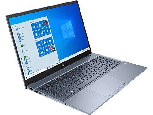 HP Pavilion 11th Gen Intel Core i5 Processor 15.6 inches FHD Laptop with Alexa Built-in (16GB/512GB SSD/Windows 10/MS Offce/2GB NVIDIA MX450 Graphics/Fog Blue/1.75 Kg), 15-eg0104TX 3