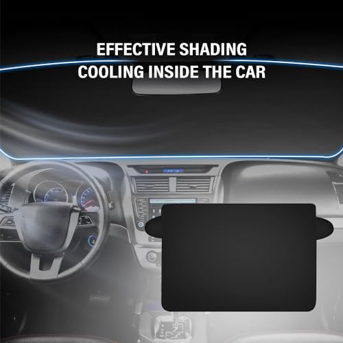 Magnetic Windshield Cover for Ice and Snow,Anti-Theft Car Windshield Snow Cover with 5 Invisible Magnets,All-Season Universal Front Windshield Protector for Car Truck SUV 6