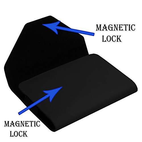 Acm Pouch Case Compatible with Izotron Quattro X7 Tablet Flip Flap Cover Black 5