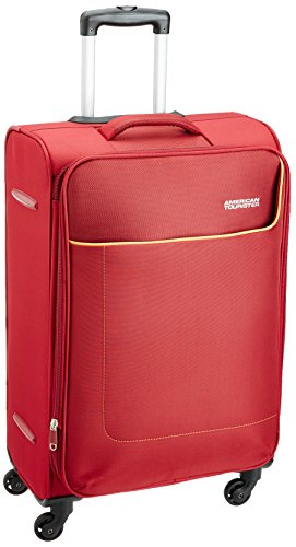 American Tourister Jamaica Polyester 58 cms Wine Red Softsided Carry-On + Jamaica Polyester 80 cms Wine Red Softsided Suitcase (27O (0) 70 001 + 27O (0) 70 003) 2