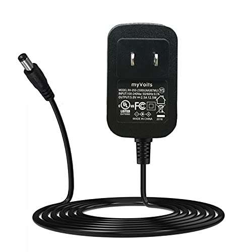 MyVolts 5V Power Supply Adaptor Compatible with/Replacement for D-Link DL-824VUP+ Router - US Plug with Extension and ON/Off Switch 4