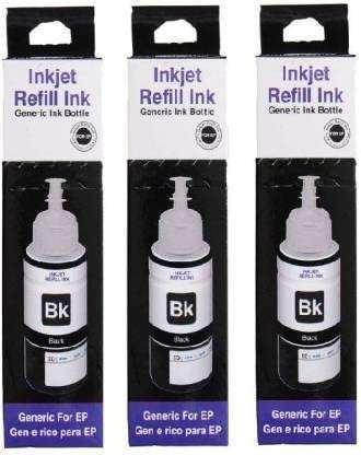 Refill Ink for Use in Epson L565 Multi-Function Printer - Compatible Ink - 70 ML Each Bottle Black Color Ink Black Ink Bottle 1