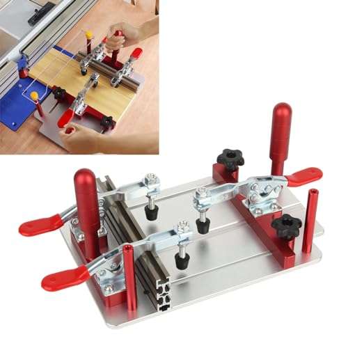 Router Table Coping Sled, Aluminum Router Table Coping Sled, Professional Rail Safety Coping Sled for Cabinet Door 6