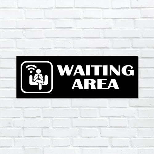 SIGN EVER Waiting Area Sign Boards For Office Hospital Bank Clinic Signage Medical College Doors Commercial Signage Boards L x H 30 Cm x 10 Cm 2