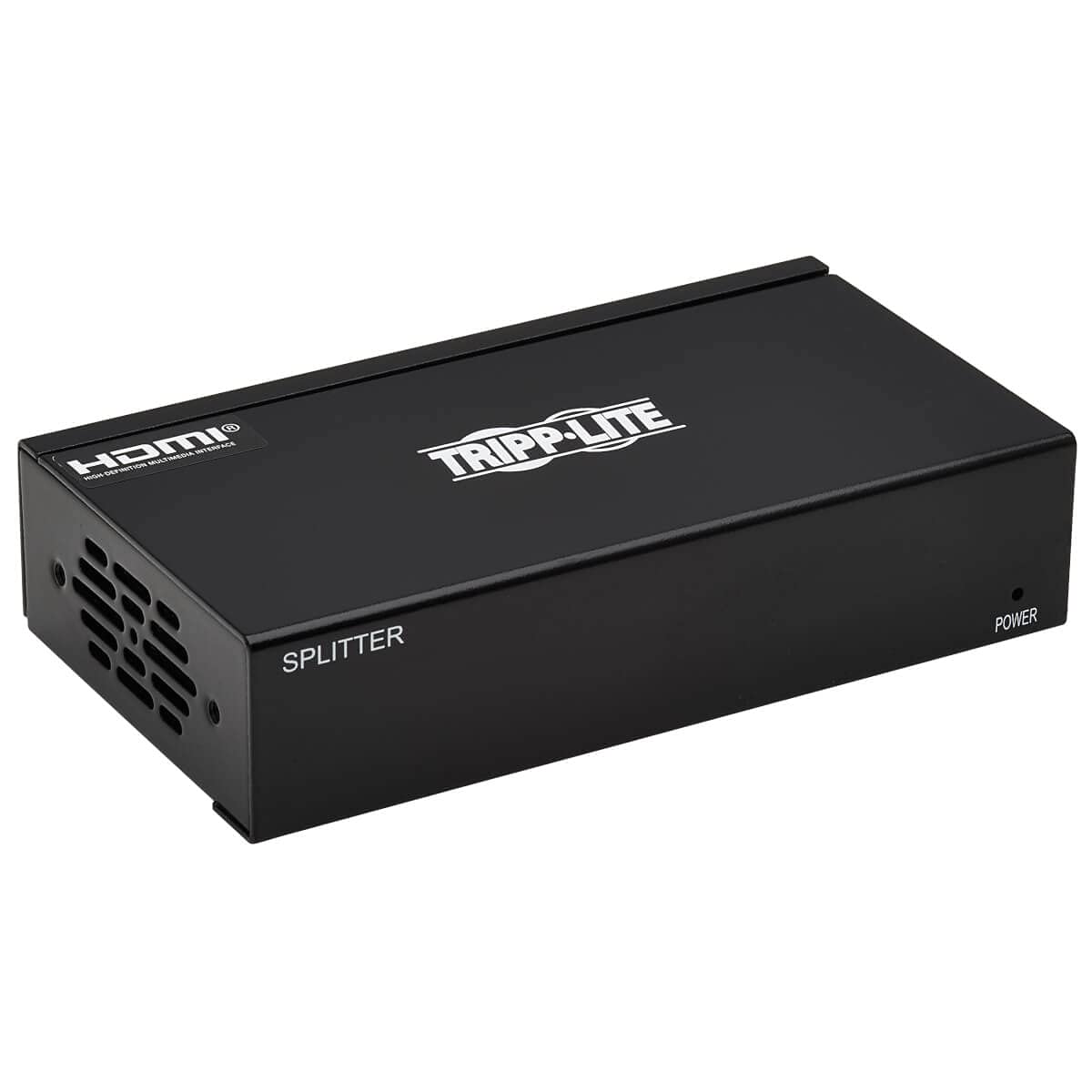 Tripp Lite HDMI Over Ethernet Cat6 Splitter 2-Port - Up to 230 feet or 70.1 Meters - 4K 60Hz Video, HDR, 4:4:4, PoC, HDCP 2.2, TAA Compliant (B127A-002-BH) 1
