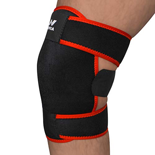 Nivia Neoprene Wrist Support, Pack Of 2 (Black) Adjustable Knee Support (Black) 6