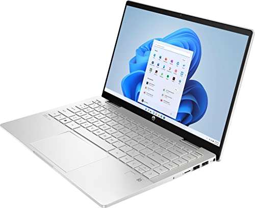 HP Pavilion X360 14" FHD IPS Touch 2-in-1 Laptop, Intel 10-Core i5-1235U, Iris Xe Graphics, 8GB DDR4 256GB SSD, WiFi 6E, Type-C, HDMI, Backlit Keyboard, Fingerprint, Win10 Pro 4