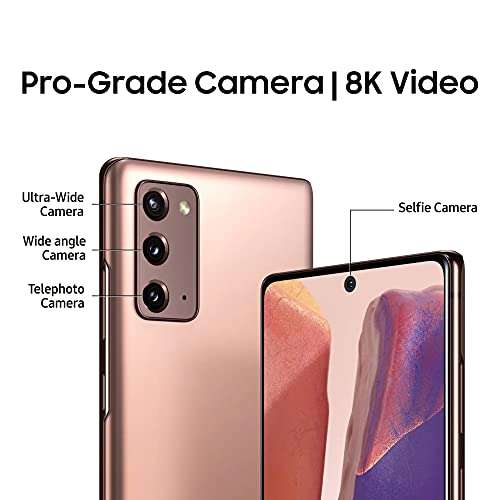 Samsung Galaxy Note 20 (Mystic Bronze, 8GB RAM, 256GB Storage) with No Cost EMI/Additional Exchange Offers 2