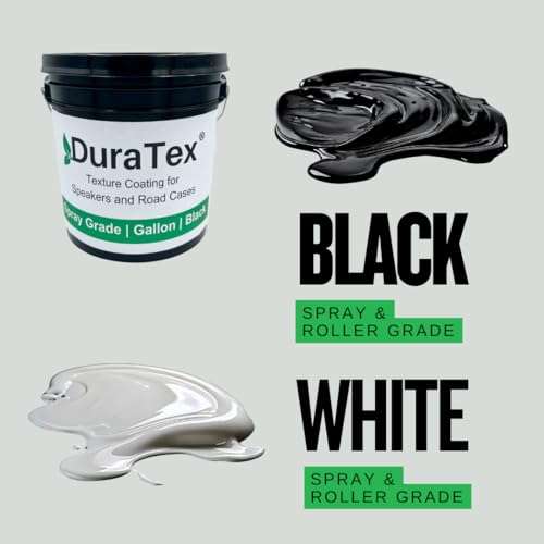 DuraTex® Speaker Cabinet Coating Roller Grade Kit | Texture Coating for Speaker Cabinets, Road Cases, Metal & Furniture | Roller Application | Water-Based Finish | Professional Speaker Cabinet 3