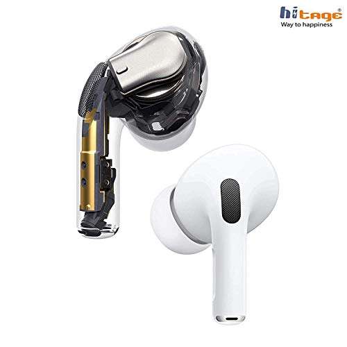 Hitage TWS-19 AIRDOPS 5.0 10 Hours Taking 5 Hours Music Long Battery AIR Speaker PRO Smart CHIP, White, Small 4