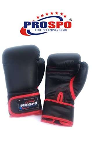 Prospo Punching Bag, Boxing Bag, Rough Srf Punching Bag (36inch) Unfilled with Super Strong Hanging Chain and Glove (12oz), Boxing Kit for unisex, Heavy Punching Bag , Boxing Bag , MMA Punching Bag, with Chain, 3 Ft Unfilled Extra Strong bag, with chain and Glove (12oz) Black 4