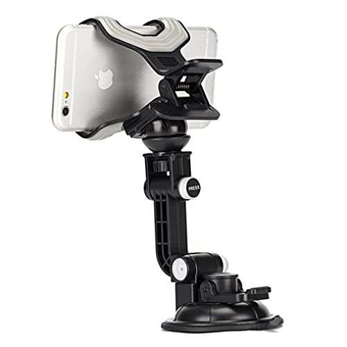 Car Mount Dash Windshield Holder for Galaxy S21, Plus, Ultra - Cradle Swivel Dock Suction Stand Compatible with Samsung Galaxy S21, Plus, Ultra 5