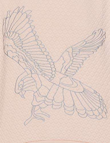 NUSH by Anushka Sharma Women's Sweatshirt (NSH217EMBSWT172- Peach_M) 4