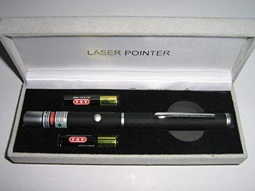 Purabelle Green Laser Presentation Pen with Extra Disco Light Effect Combo Green Laser 5Mw Pointer Pen 5