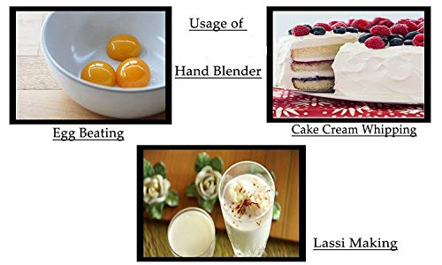 Xudo Curd maker For kitchen PowerFree Hand Blender for Egg & Cream Beater, Milkshake, Lassi, Butter Milk Mixer Beater hand beater Multipurpose use Multicolor Kitchen Tool Set 4