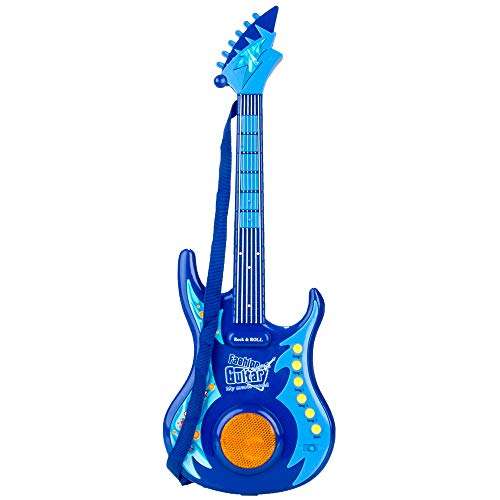 Toy Elctric Guitar Instrument No String with Light and Music Kids Gift 1