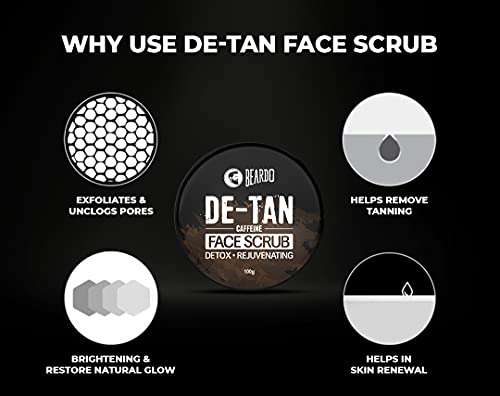 BEARDO De-Tan Face Scrub, 100 g 4