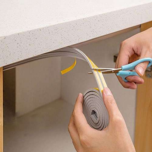 Bilvina Self-Adhesive 6 Meter D Shape, , Rubber Insulation, Weather Proof, dust Proof, Sound Proof, Insect Blocker, Collision Avoidance for Door/Window in White Color 4