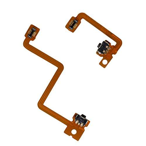 Timorn L R Shoulder Button with Flex Cable Repair Parts for 3DS Left Right Shoulder Button (2 Sets) 3