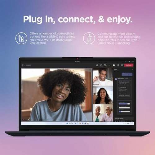 Lenovo Ideapad 1 15.6 inch FHD Laptop, AMD Ryzen 3 7320U, 8GB LPDDR5 RAM, 512GB SSD, Wi-Fi 6, SD Card Reader, Webcam, Windows 11 Home, Abyss Blue with Accessories 2